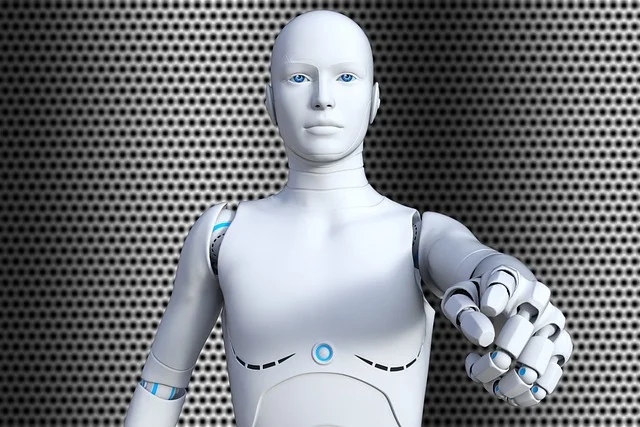 Rolnik korzystający z tabletu z systemem AI do wspomagania decyzji agrotechnicznych